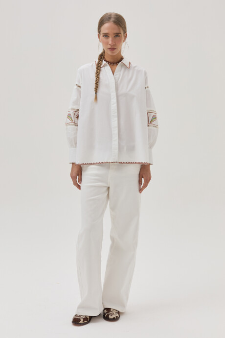 Camisa Fleur Blanco