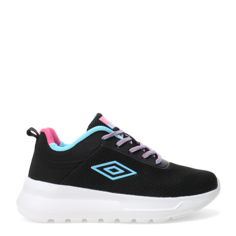 Championes Infantiles Umbro Basam Junior Negro - Celeste