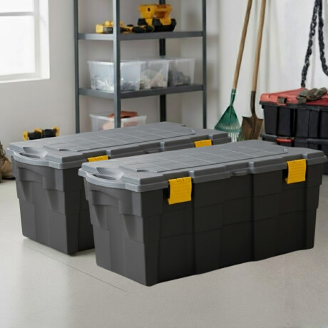 Set x2 Baúl 100 lts NEGRO