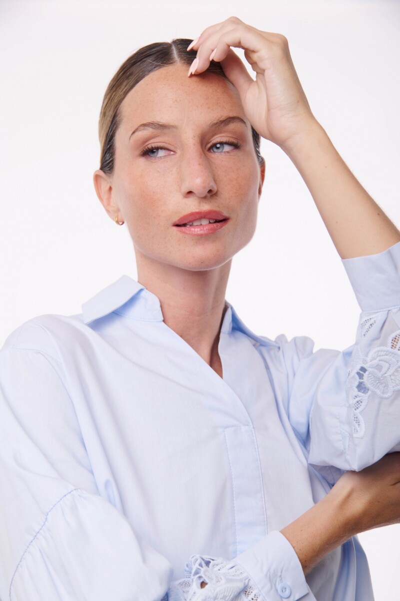 BLUSA DOHA CELESTE