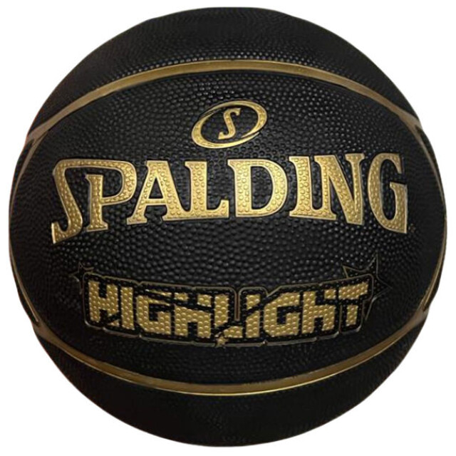 Pelota Spalding High Ligth Negro - Dorado