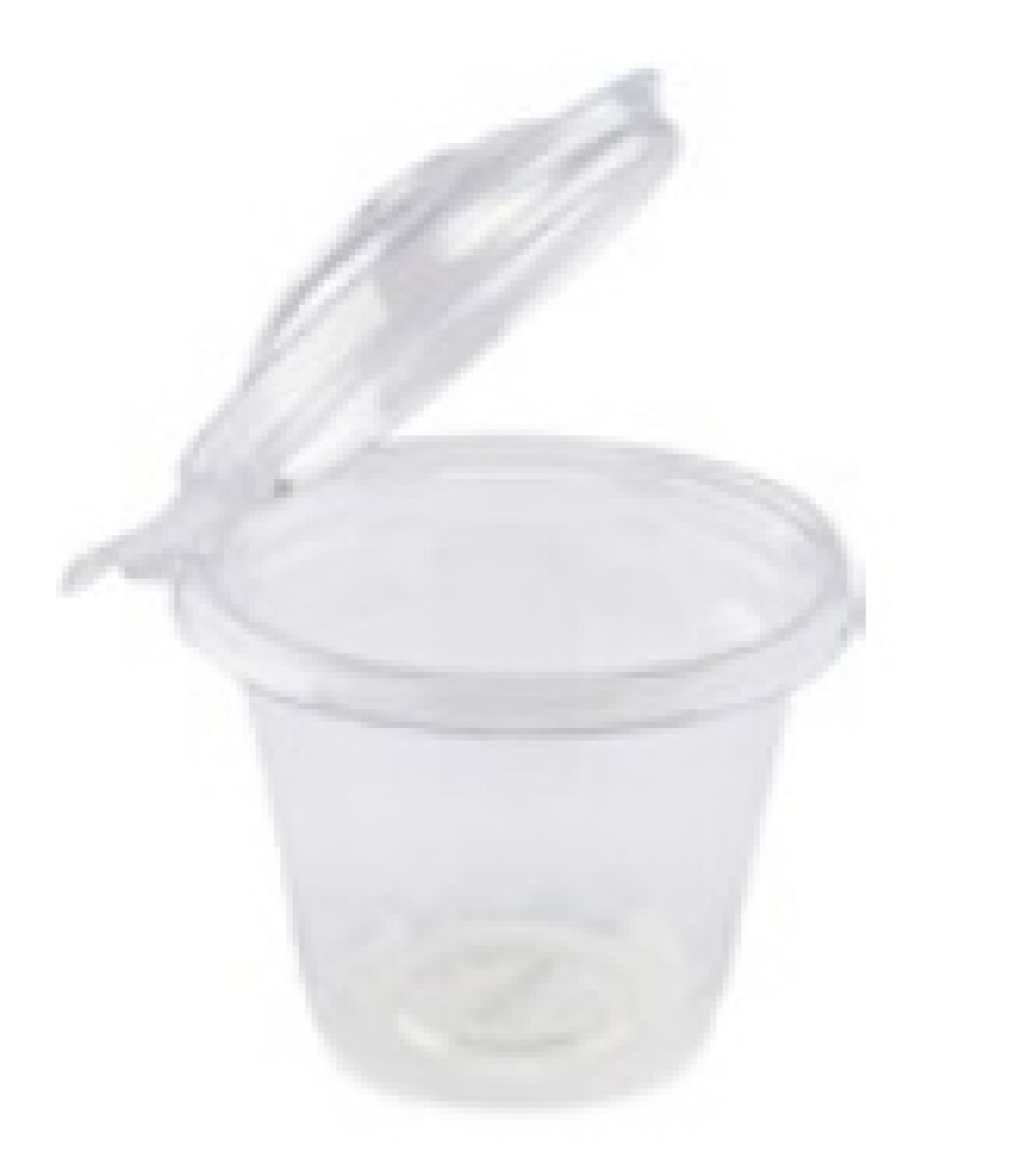 POTE PET CON LACRE TAPA LISA BAJA 350ML ø 10,8 x 9,1 CM 