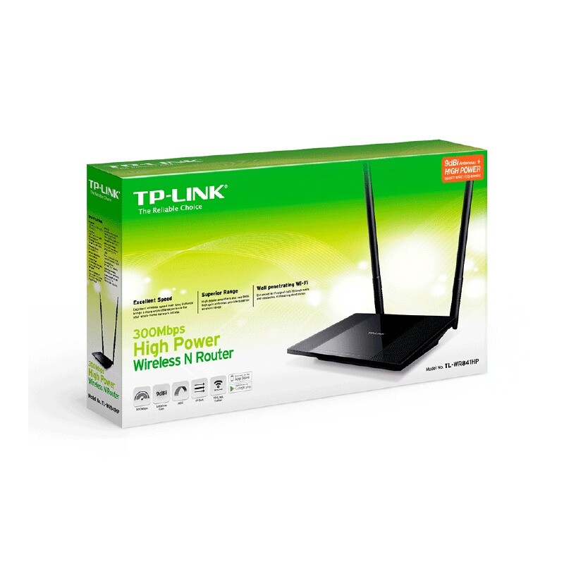 Router TP-Link TL-WR841HP 300 Mbps Alta Potencia Router TP-Link TL-WR841HP 300 Mbps Alta Potencia