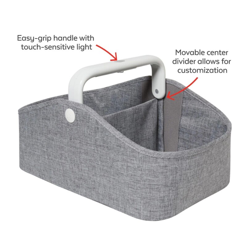 CAMBSHLUZ Organizador De Pañales Con Luz Skip Hop Gris