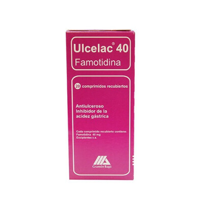 Ulcelac 40 Mg. 20 Comp. Ulcelac 40 Mg. 20 Comp.