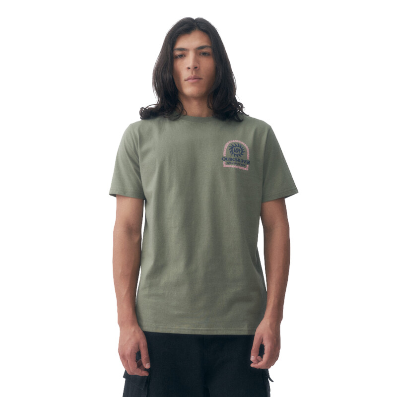 Remera Quiksilver Sun Power - Verde Remera Quiksilver Sun Power - Verde