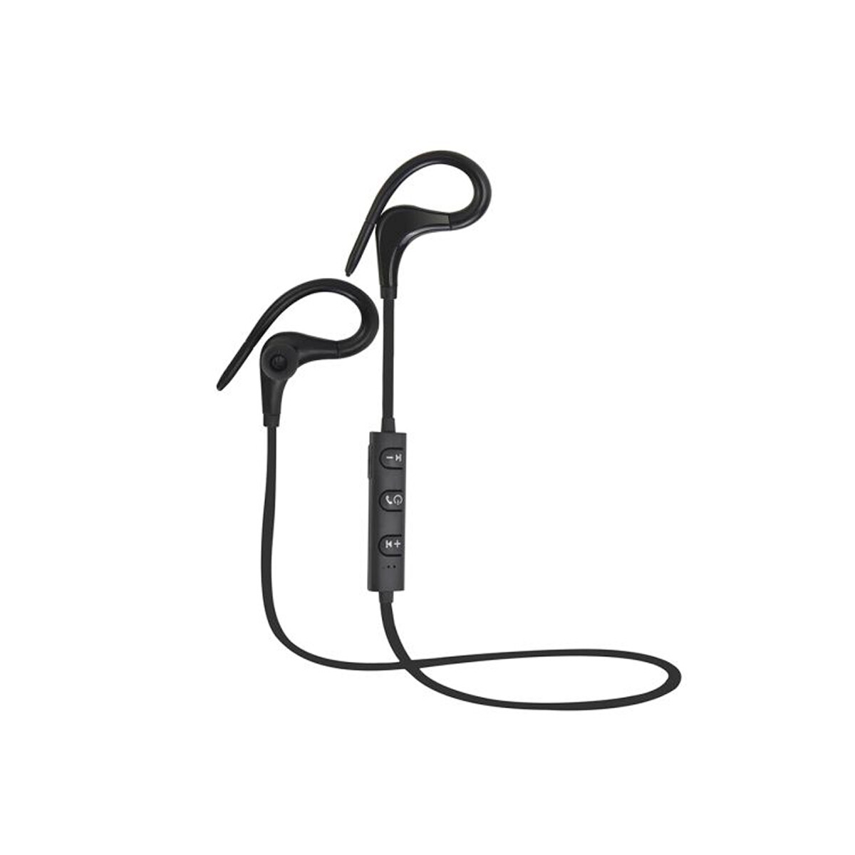 Auriculares inalámbricos deportivos color negro 