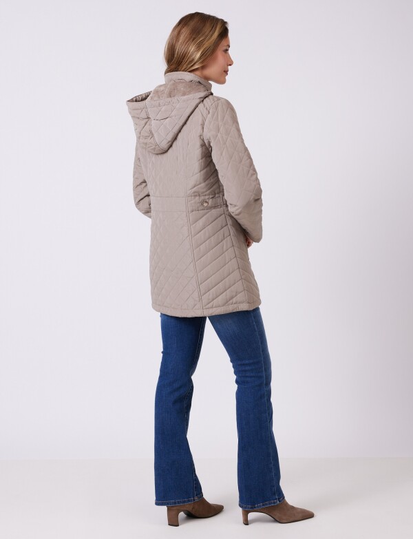 Campera Capitoneada BEIGE