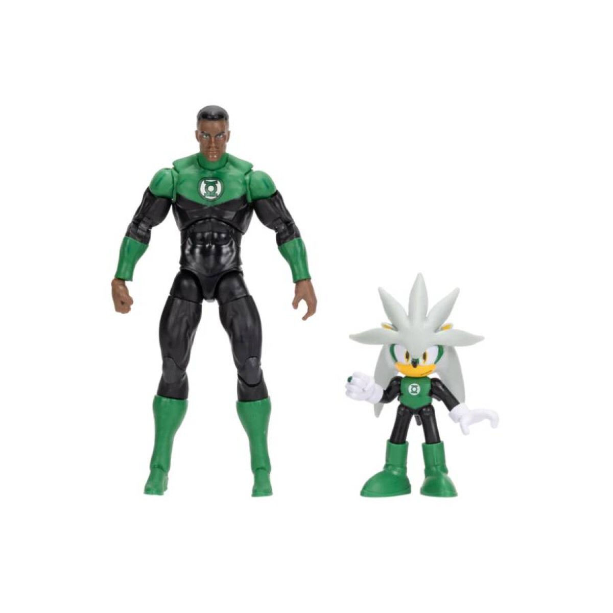 Figura DC x Sonic the Hedgehog - Green Lantern & Silver 