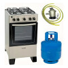 COCINA COMBINADA JAMES C-205 TITANIUM + ENVASE GARRAFA 13KG COCINA COMBINADA JAMES C-205 TITANIUM + ENVASE GARRAFA 13KG
