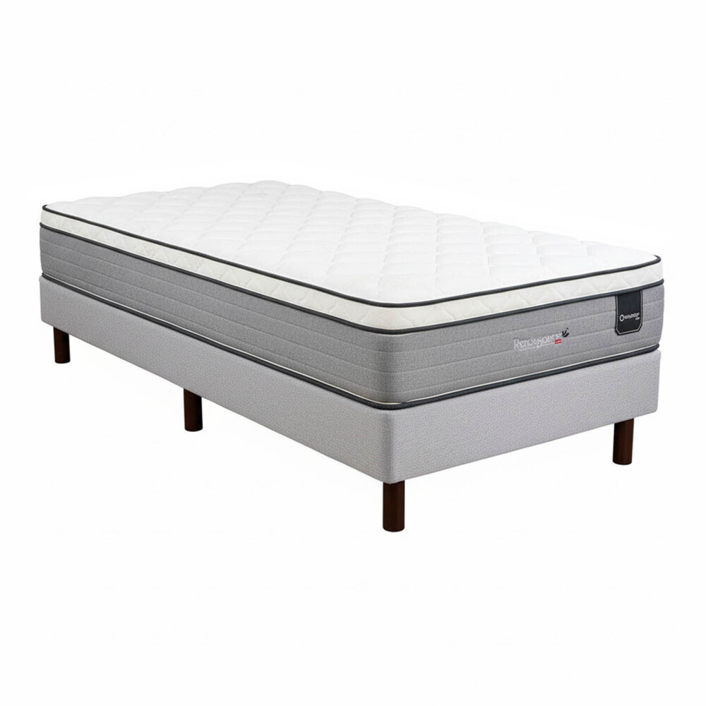 SOMMIER RESORTES RENAISSANCE A 1.5 PLAZAS