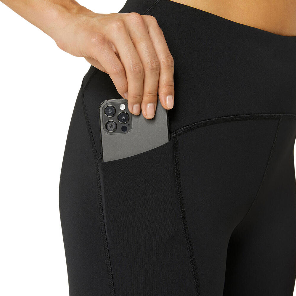Tights Running Road High Waist Tight Mujer Performance Black