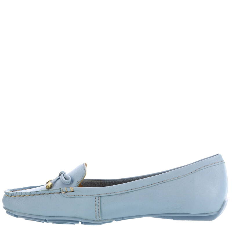 Zapatos de Mujer Bottero Mocasin c/moñita Azul Pastel