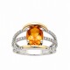Anillo Plata con Zirconia Ambar Anillo Plata con Zirconia Ambar