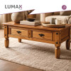 Mesa de centro Lumax de 2 cajones madera maciza Mesa de centro Lumax de 2 cajones madera maciza