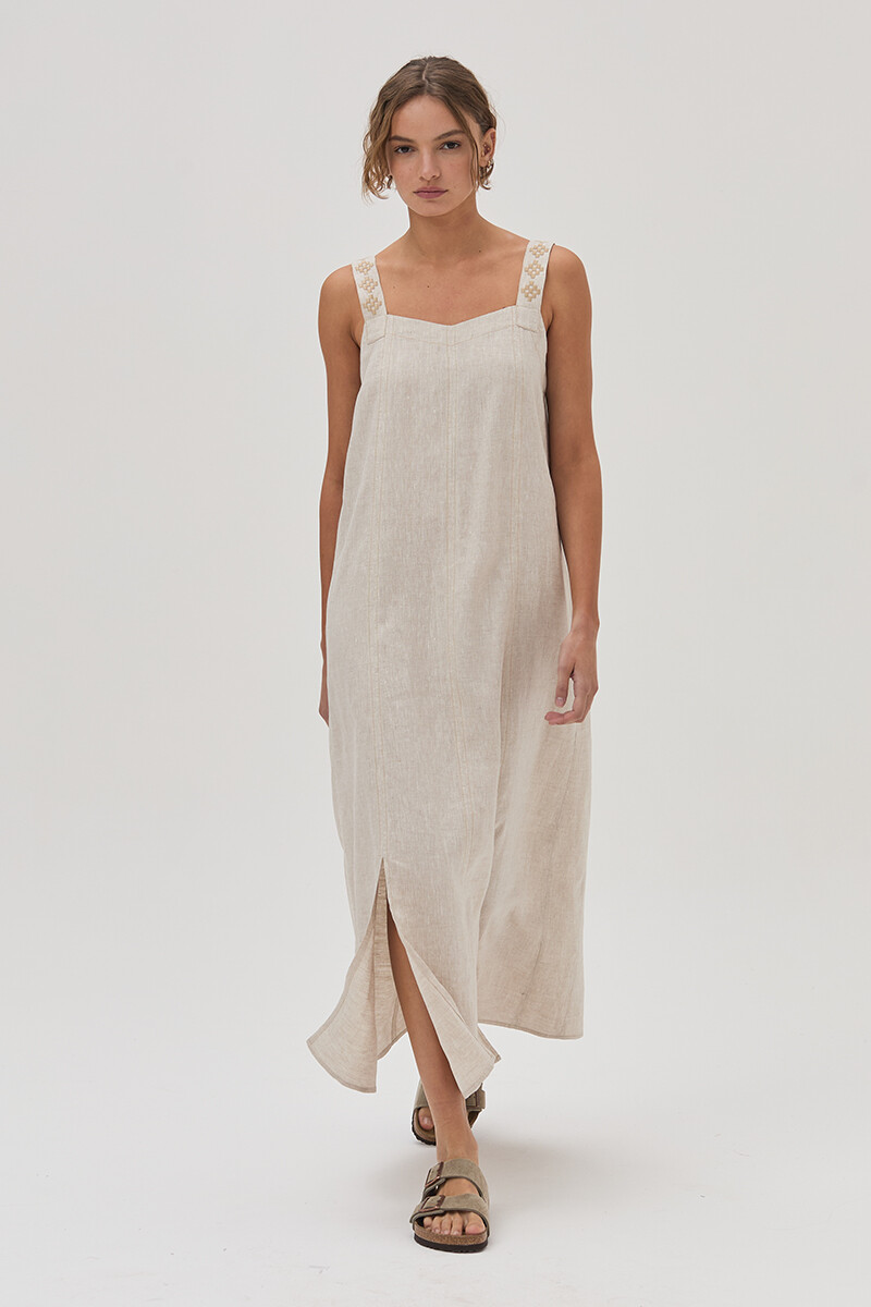 Vestido Vespa Beige