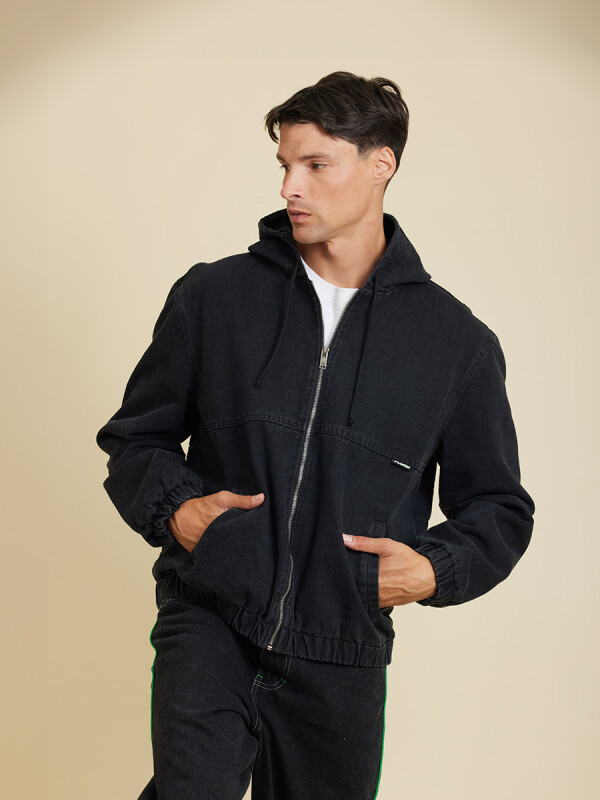 CAMPERA JEAN LUZO RUSTY Negro