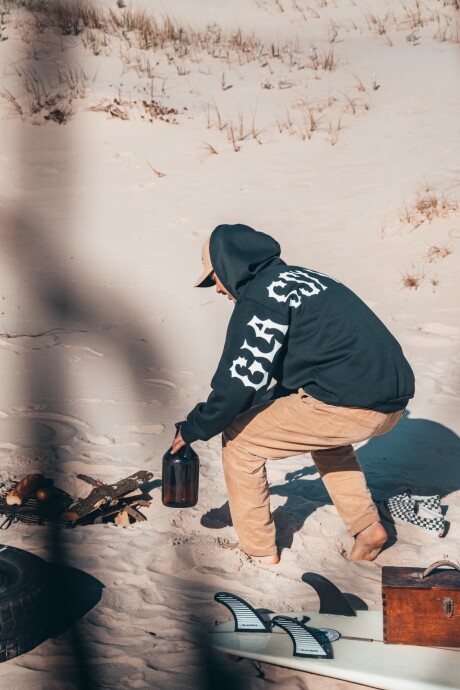 Hoodie Rocker / Negro U