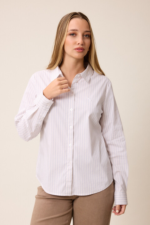 CAMISA SOCAR POLANCO Blanco Rayas