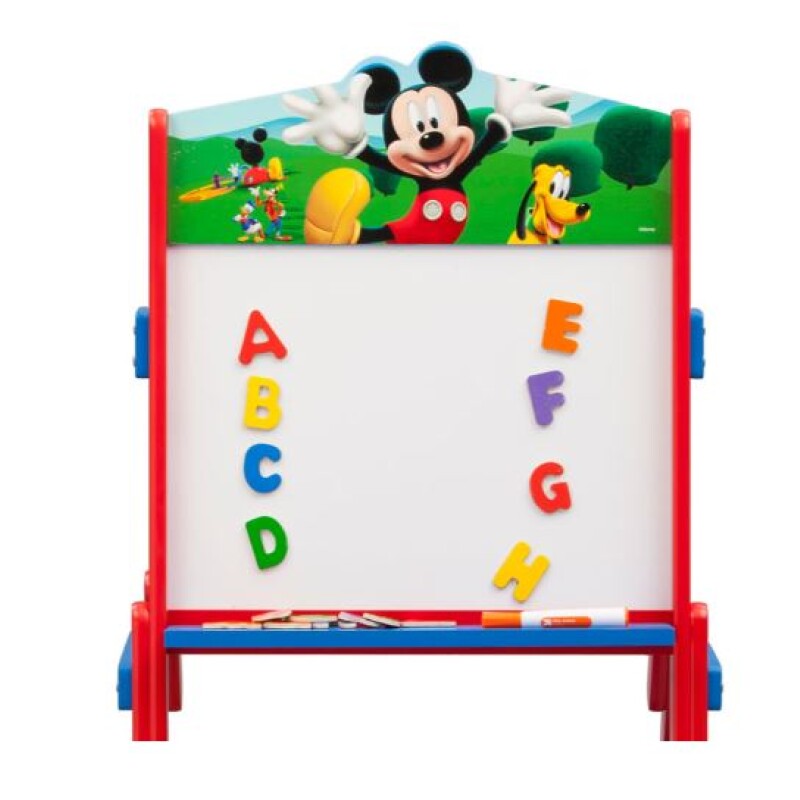 Pizarrón Mickey Mouse Disney con organizador de juguetes Pizarrón Mickey Mouse Disney con organizador de juguetes