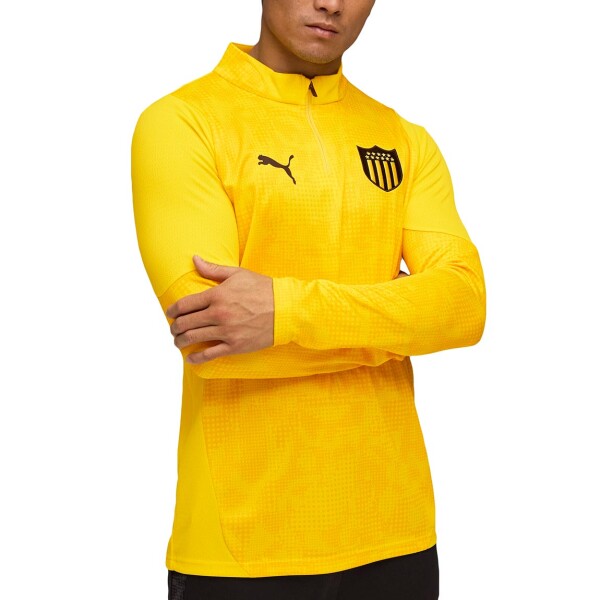 Puma Buzo Cap Training 1/4 Zip Top Amarillo