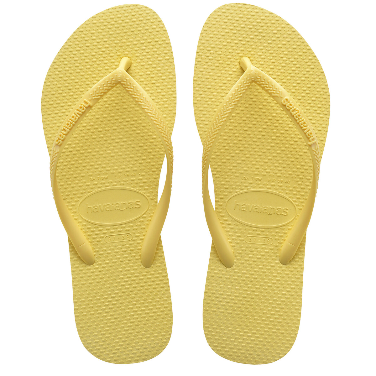 Sandalia de Mujer Havaianas Havaiana SLIM - Amaillo Limón - Amarillo 