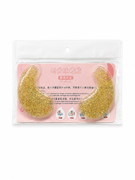 CUBRE OJERAS CON GEL DORADO