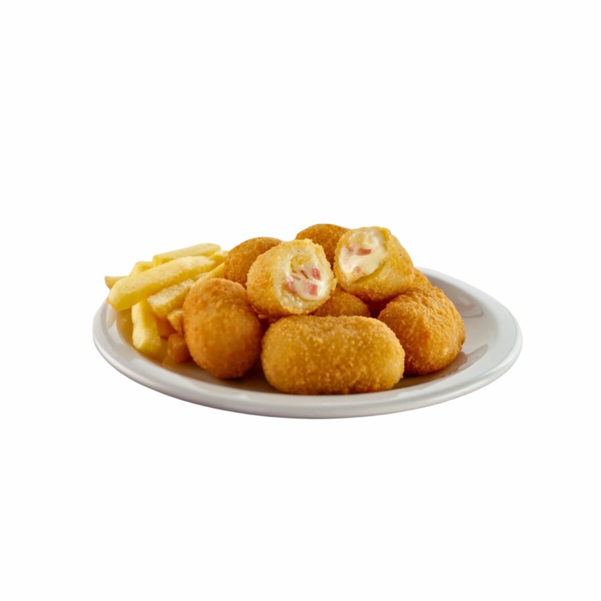 Mini Croquetas de Jamón y Queso. - 300 gs. 