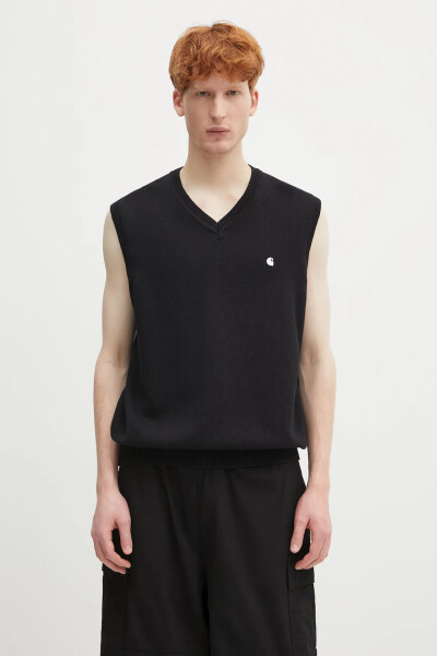 Madison Vest Sweater Negro