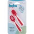 Set cubiertos BLW BUBA rojo