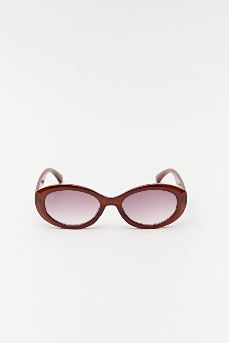 LENTES OVAL - Caramelo 