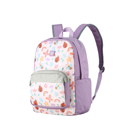 Mochila Infantil Kids Purple Flower