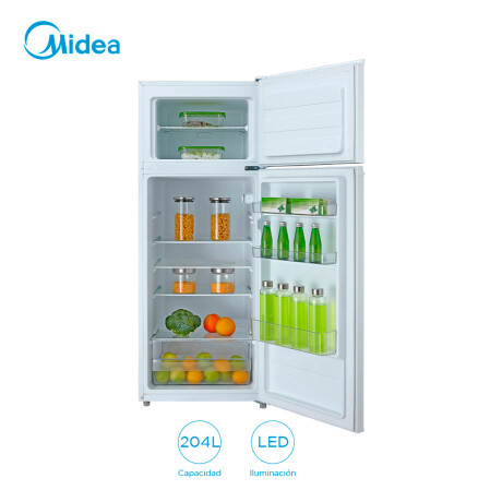 Refrigerador Blanco 204 Lts. Midea Mdrt294 Unica