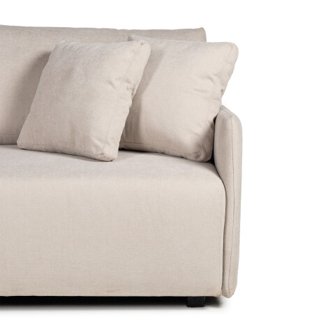 Rinconera Modulare - Tela Microfibra - Chaise izquierdo FX4-10 (Beige)