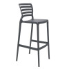 Silla Sofia alta para barra- Color Grafito - 92137/007 Silla Sofia alta para barra- Color Grafito - 92137/007