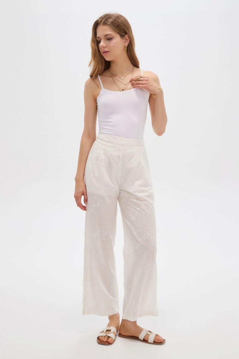 Pantalon Greon - Marfil / Off White 