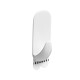 Gancho retangular x3 con adhesivo P BLANCO