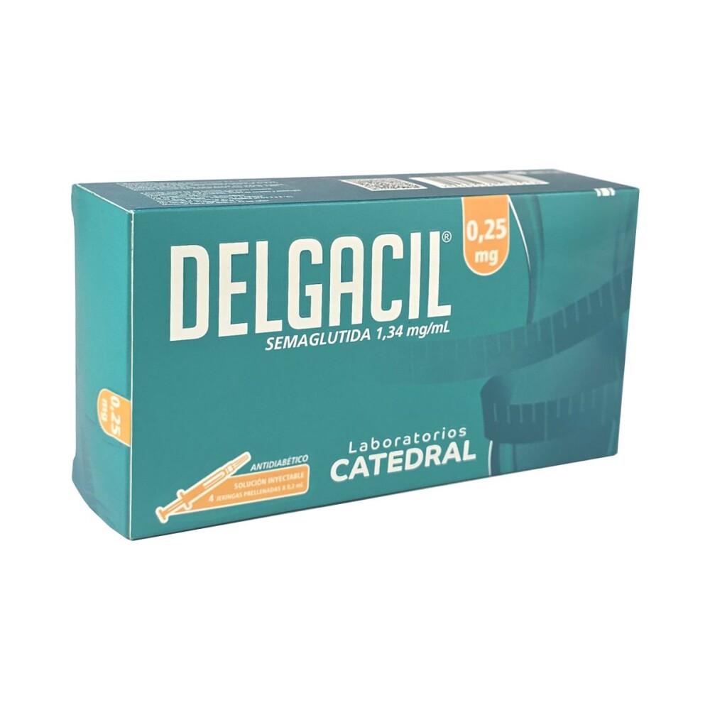 DELGACIL 1,34 MG/ML 0,25 MG CJ X 4 JERIN única