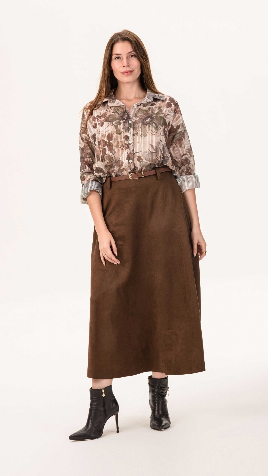 Falda Roma chocolate