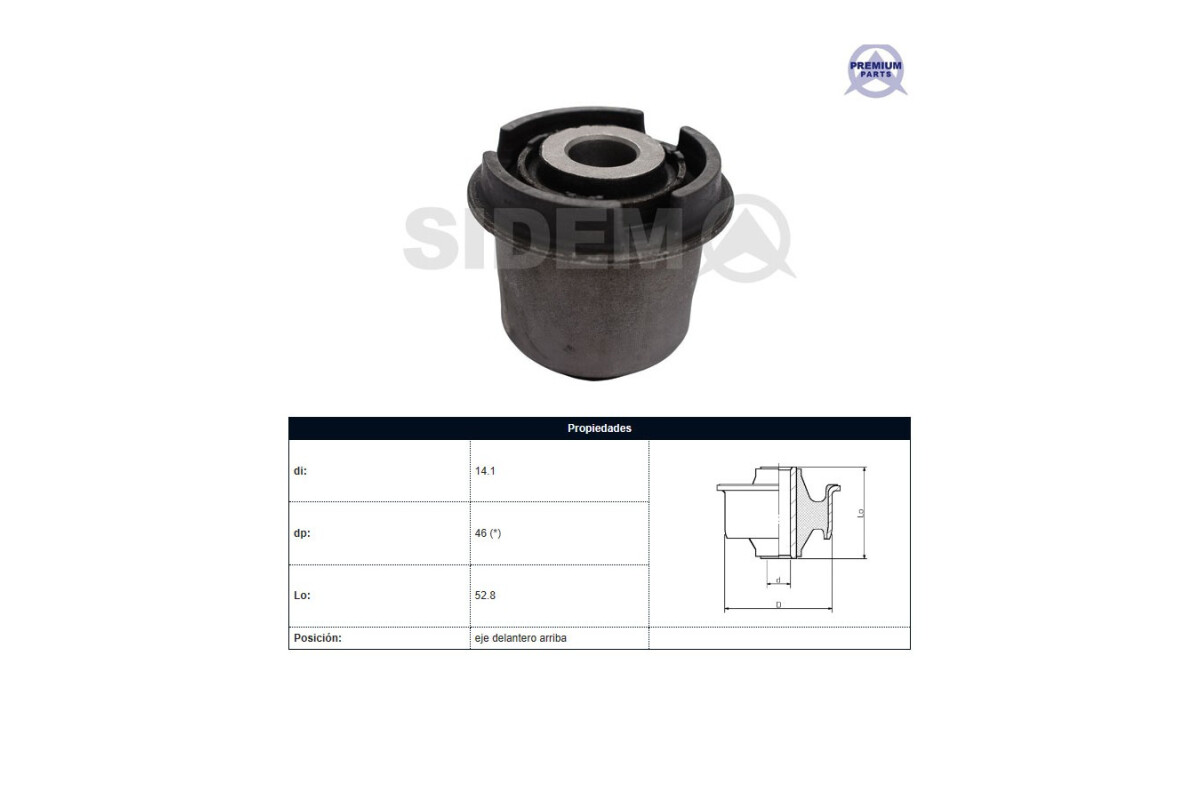 Buje Ford Ranger 4X2/Ranger 4X4, Mazda Bt50 12-25 Der/Izq Buje Ford Ranger 4X2/Ranger 4X4, Mazda Bt50 12-25 Der/Izq