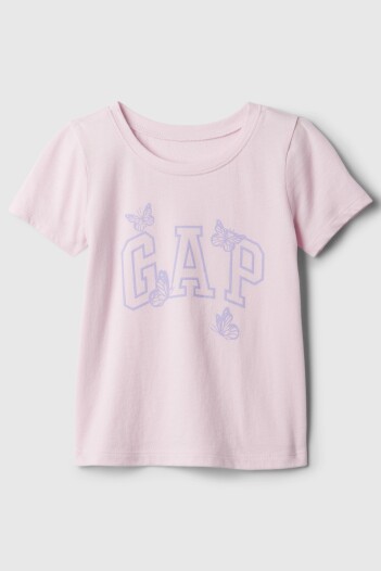 Remera Logo Gap Toddler Niña Light Peony