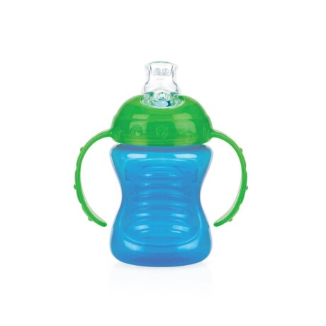 Vaso de Entrenamiento Superspout con Asas 240 Ml AZUL-VERDE