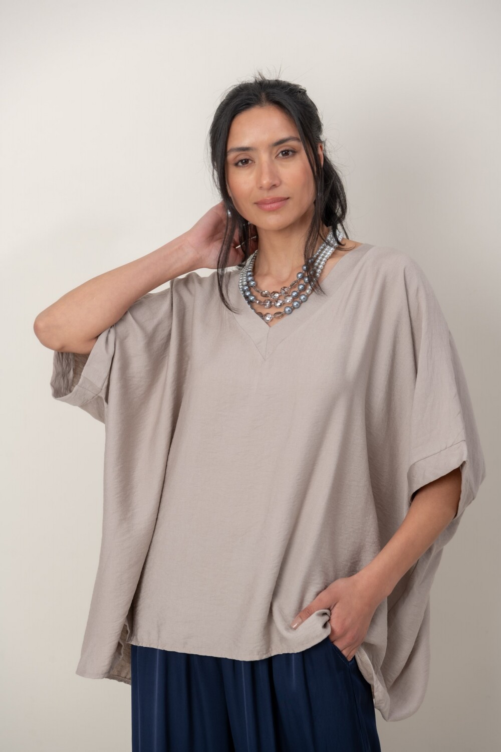 BLUSA EDEN Visón