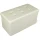 Puff Baul Houston Eco Cuero - Crema
