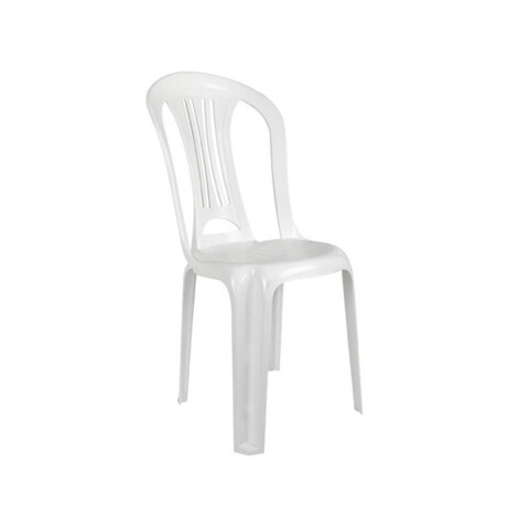Silla Plastico Blanca Mor Reforzada 140 Kg Apilable Silla Plastico Blanca Mor Reforzada 140 Kg Apilable