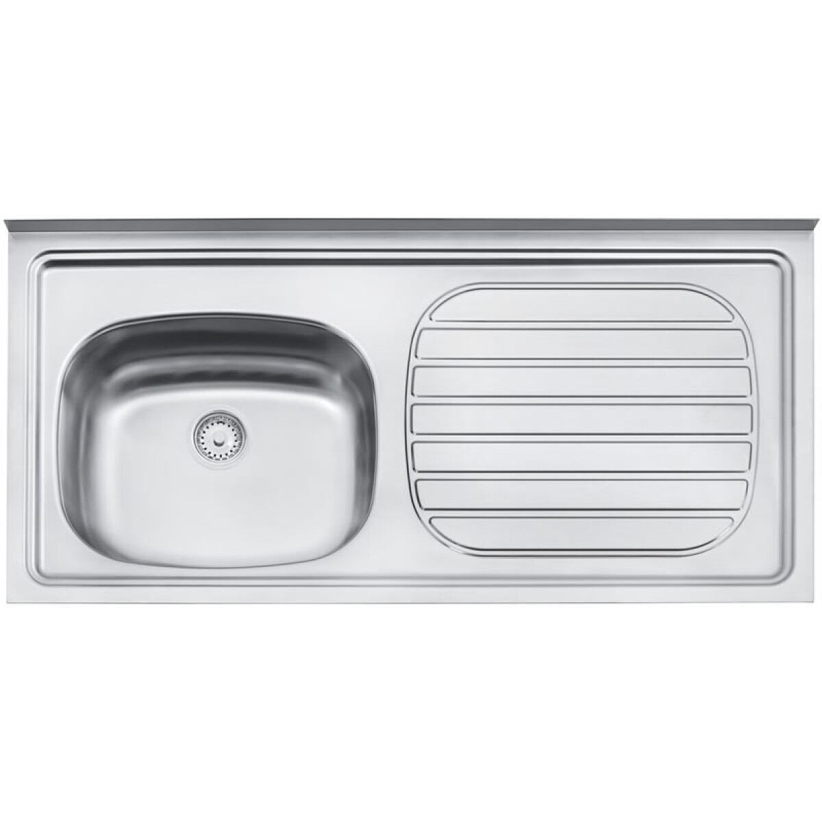 Pileta Mesada Izquierda Fregaderos de sobreponer Tramontina Filo 40 FX EX 120x50 cm 93415/500 