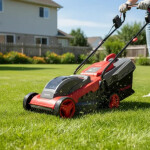 CORTADORA DE CESPED A BATERIA 20V 4.0Ah - BATERIA + CARGADOR verde