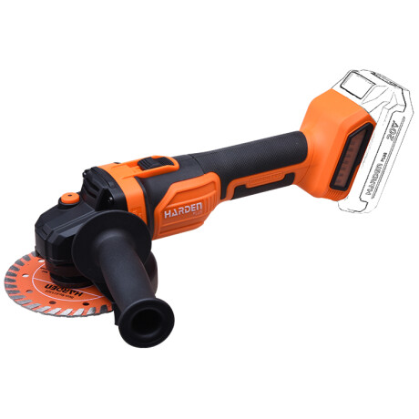 AMOLADORA 4 1/2 20V (SIN BAT/SIN CARBONES) PRO HARDEN ++ Sin color