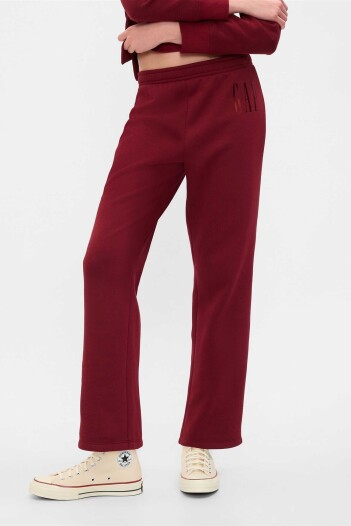 Pantalón Deportivo Sin Puño Logo Gap Mujer Red Delicious 2