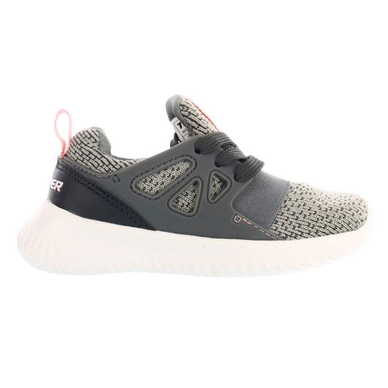 Championes Infantiles Topper Mamba Kids Gris - Rosa